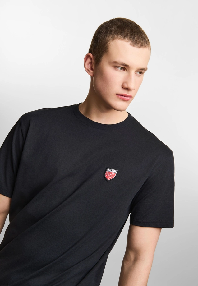 Koszulka męska t-shirt Prosto Small Shield czarna