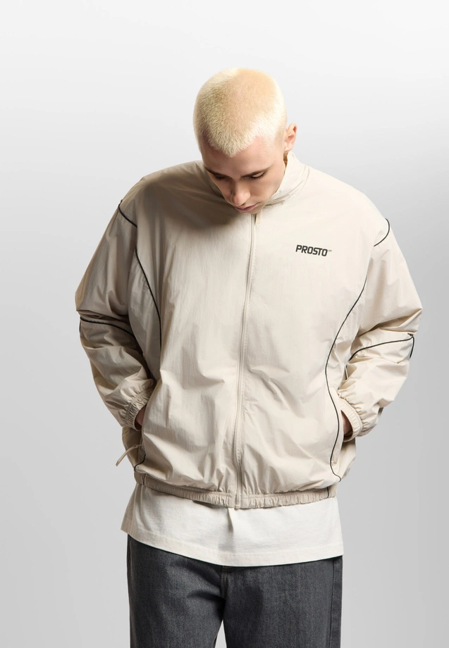 Komplet dresowy męski Prosto Street Armour beżowy