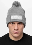 Czapka zimowa z pomponem Pit Bull One Tone Boxing szara