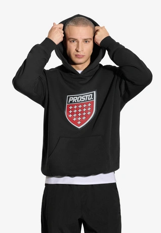 Bluza męska z kapturem Prosto Infine czarna
