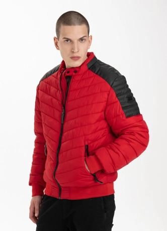 Kurtka przejsciowa Pit Bull Vickers Jacket red/black