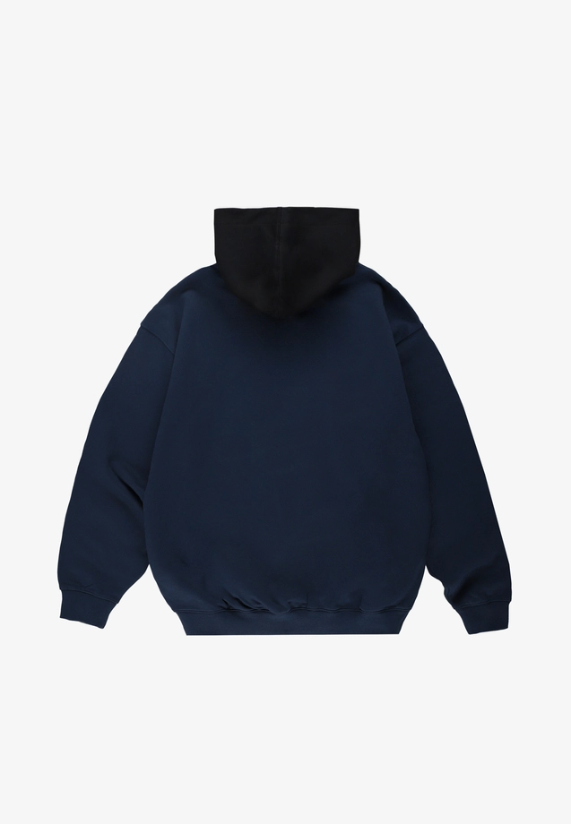 Bluza męska z kapturem Prosto Splash Shield granatowa