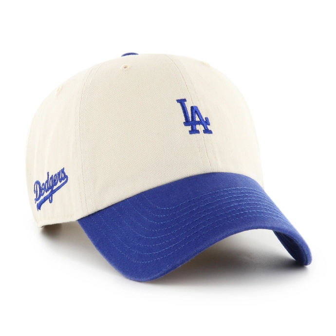Czapka z daszkiem 47 Brand Los Angeles Dodgers Base Runner Clean Up kremowa niebieska