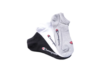 Skarpety Champion 6pk Sneaker Socks jasno szare/białe/czarne U20102 em006