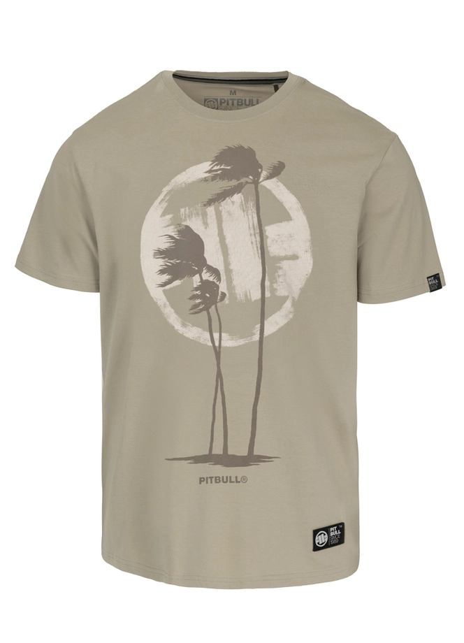 Koszulka męska T-Shirt Pit Bull Palms grey harbour