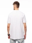 Koszulka męska Polo T-shirt Diil Laur biały/czerwony