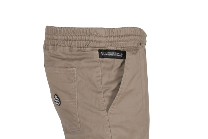 Spodnie jogger Elade Classic Icon Mini Logo beżowe