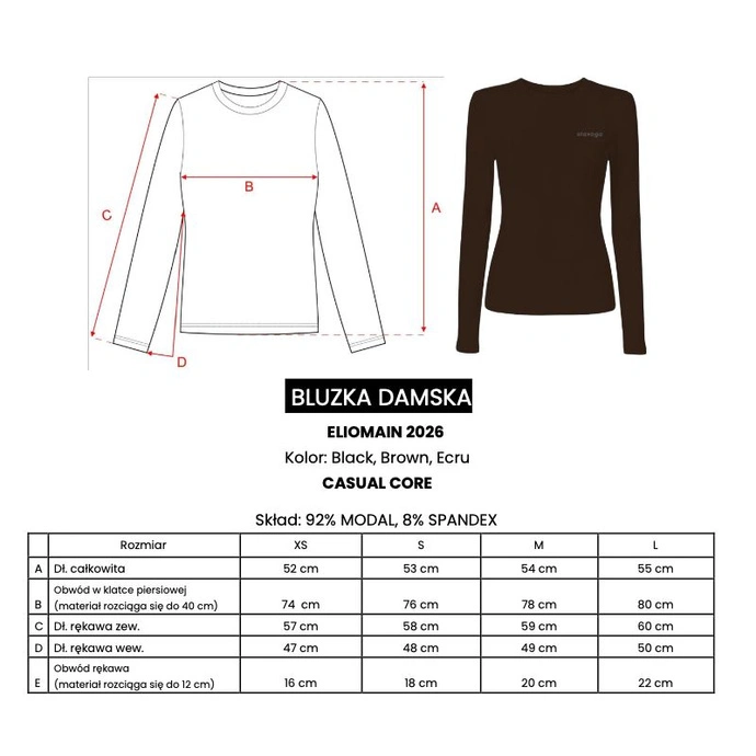 Bluzka damska OLAVOGA ELIOMAIN ecru