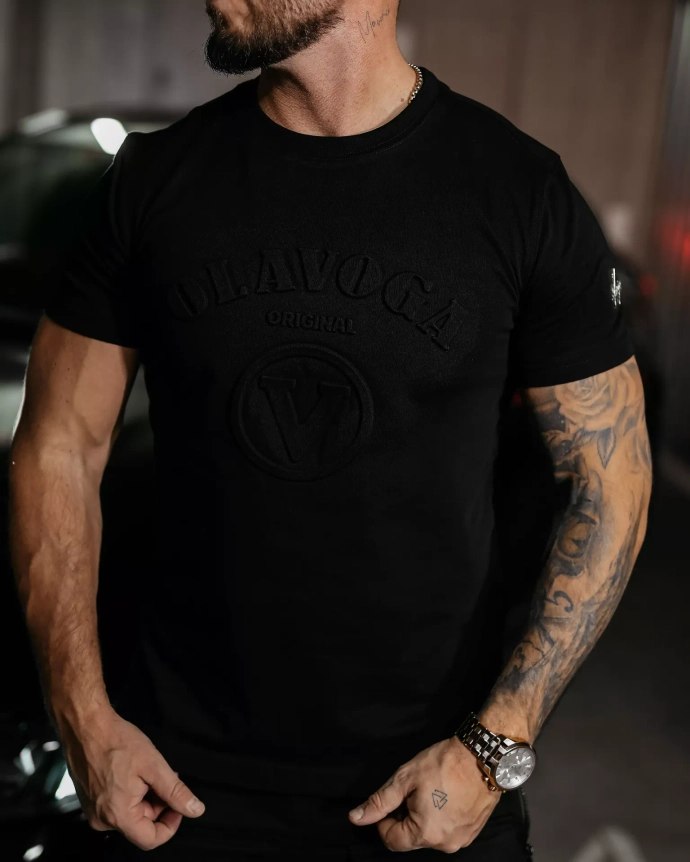 Koszulka męska T-Shirt Olavoga Raven czarna