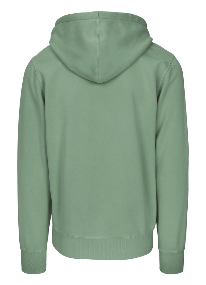 Bluza męska z kapturem Pitbull Pit Bull Lancaster 2 ZIP Washed zielona