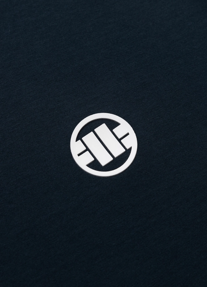 Koszulka męska T-Shirt Pitbull Small Logo granatowa