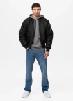 Kurtka męska przejściowa bomberka Pit Bull MA 1 Verano 25 czarna