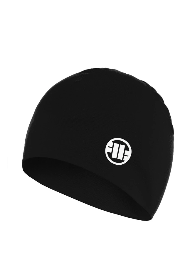 Czapka kompresyjna Pit Bull Beanie Pitbul Small Logo II czarna/biała