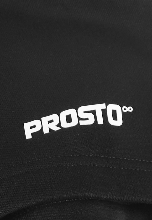 Spodenki męskie dresowe Prosto Infinity czarne