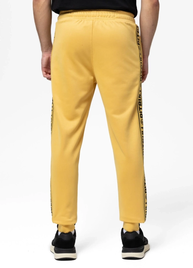 Komplet dresowy Pit Bull Oldschool Tape Logo żółty