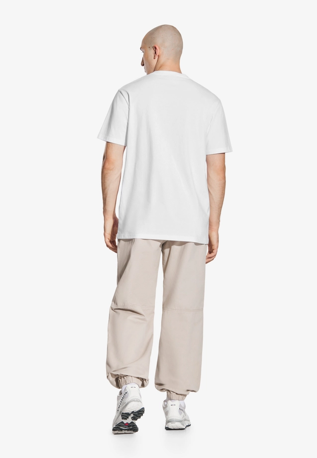 Spodnie męskie Jogger Jeans Baggy Prosto Slate beżowe