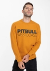 Bluza bez kaptura Pitbull TNT crewneck honey yellow