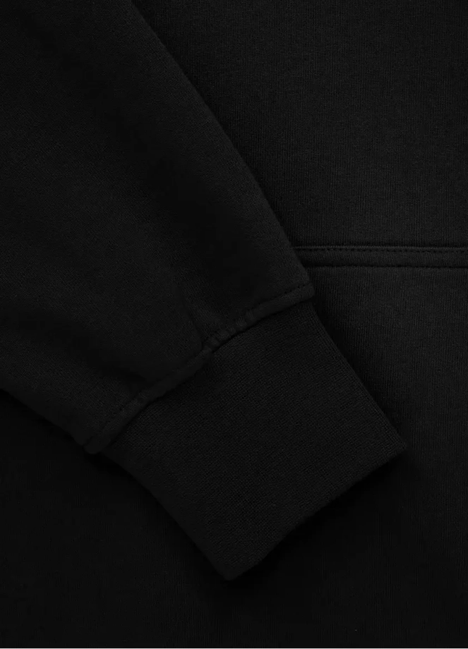 Bluza męska z kapturem Pitbull Pit Bull Everts Terry hooded czarna