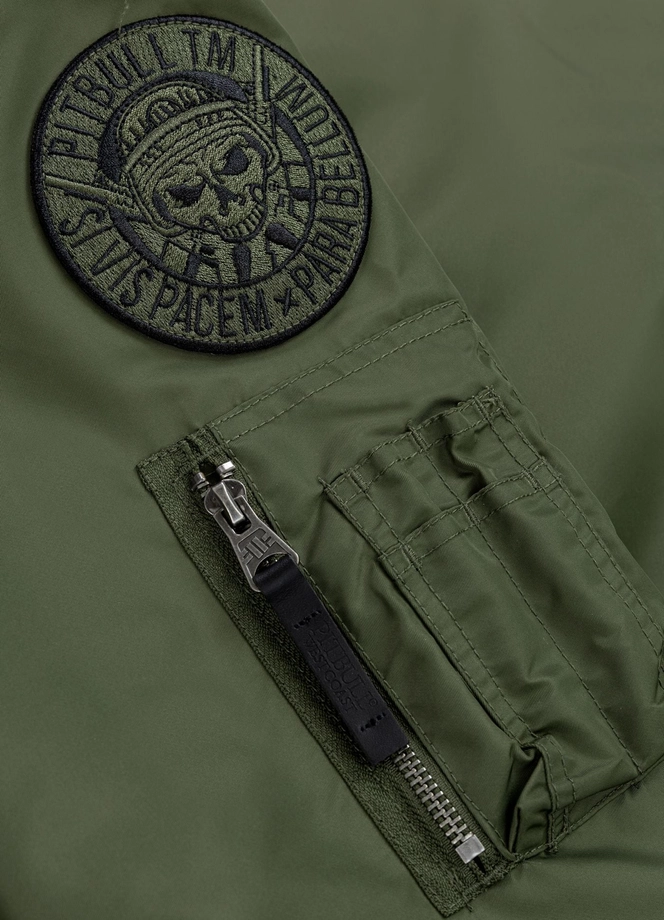 Kurtka męska przejściowa bomberka Pit Bull MA 1 Verano 25 oliwkowa