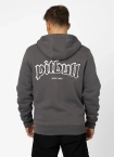 Bluza męska rozpinana z kapturem Pit Bull Ruffin Ring grafitowa
