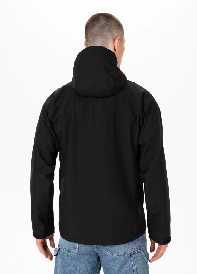 Kurtka męska przejściowa wiosenna Pit Bull Softshell Rockfish II czarna