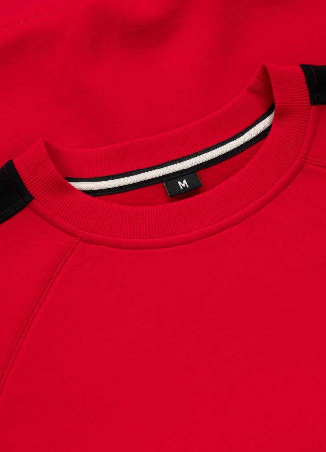 Bluza męska z kapturem Pit Bull San Diego CA czerwona