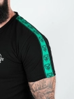 Koszulka męska t-shirt Środowisko Miejskie Classic Lampas czarna/zielona