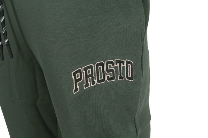 Spodnie dresowe męskie Prosto Klasyk Ezo ciemno zielone