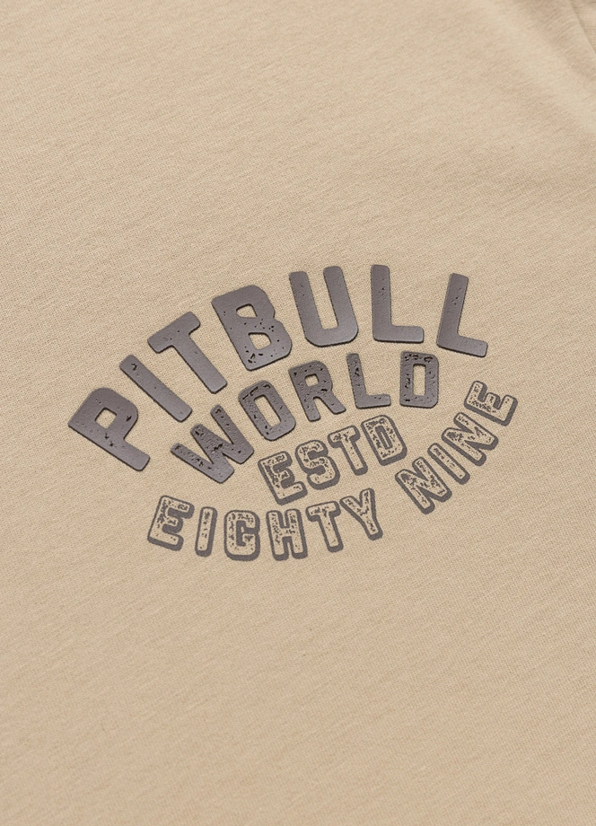 Koszulka męska T-Shirt Pitbull West Coast Guardian Angel beżowa