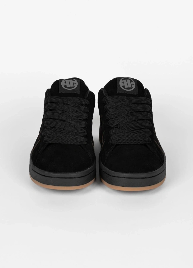Buty sportowe sneakersy Pit Bull Walker czarno/czarne
