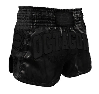 Spodenki Muay Thai Octagon black/black