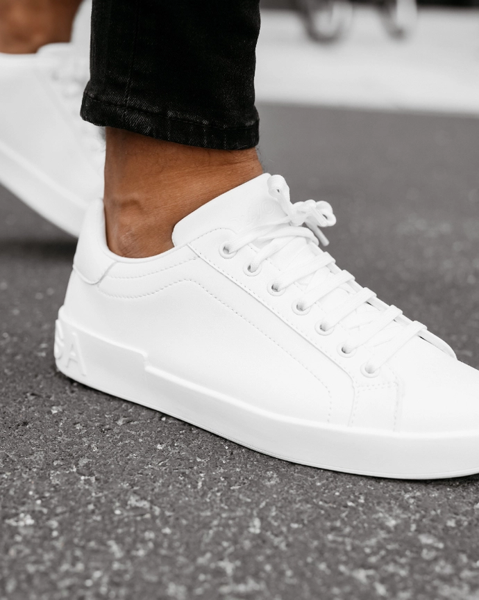 Buty sportowe snekarsy męskie Olavoga Prive białe