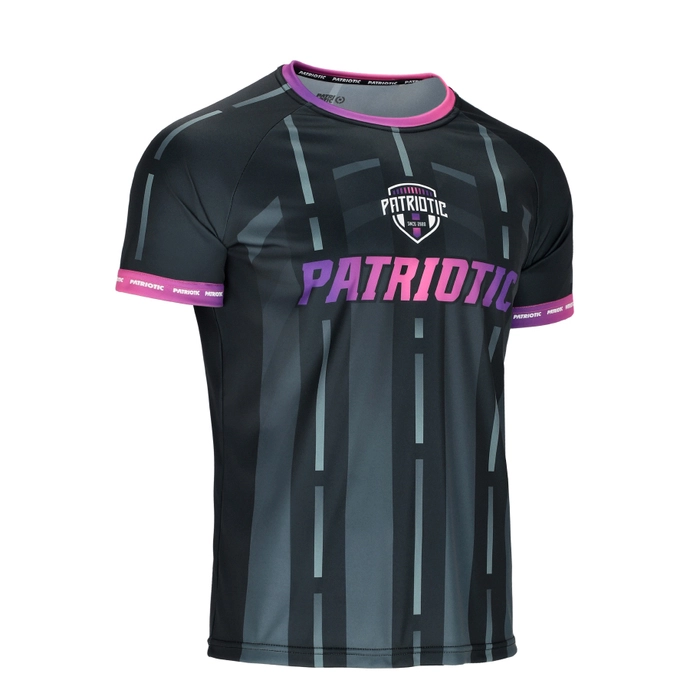 Koszulka męska T-shirt Patriotic La Football fioletowa