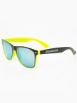 Okulary przeciwsłoneczne Jigga Wear Name Contrast Wayfarer czarno/zielone