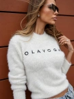 Sweter damski Olavoga PAUSE ecru