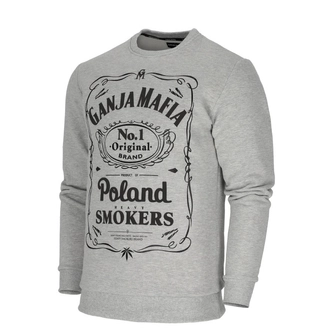 Bluza męska Ganja Mafia GMF Heavy Smokers crewneck szara
