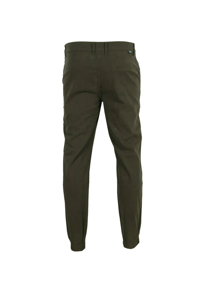 Spodnie męskie jogger chino Prosto Klasyk Geepz khaki zielone