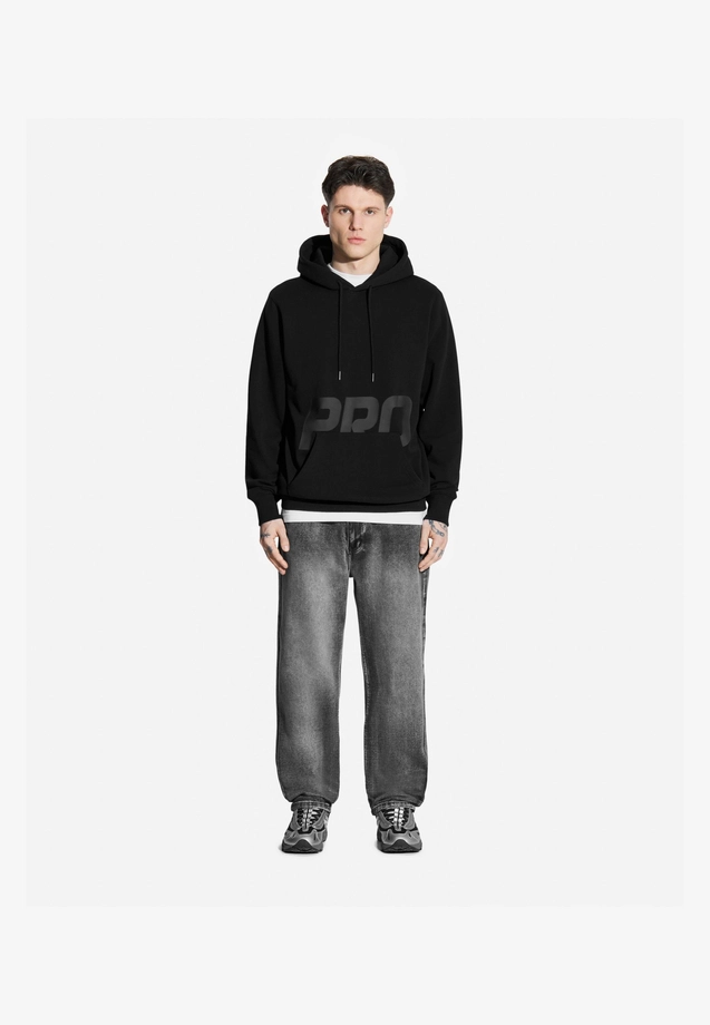 Bluza męska z kapturem Prosto Pro hoodie czarna