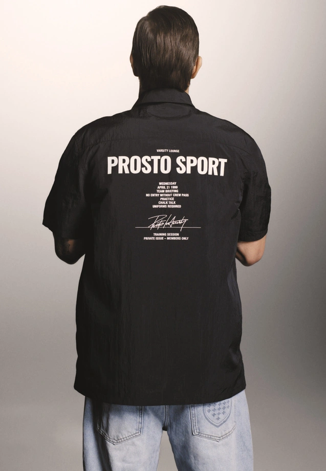 Koszula męska Prosto Sport czarna