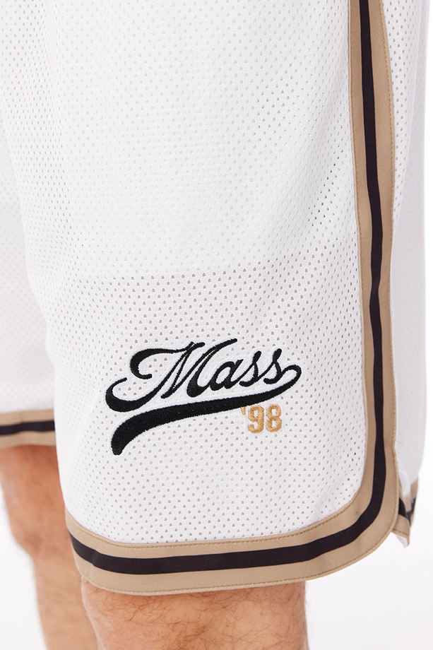 Spodenki męskie Szorty Mass Denim Draft Mesh Sport Shorts białe