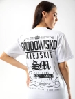 Koszulka męska t-shirt Środowisko Miejskie Theme biała/czarna