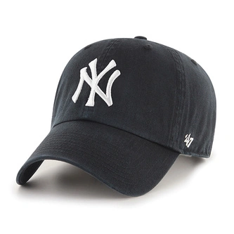 Czapka z daszkiem 47 Brand New York Yankees Clean Up czarna biała