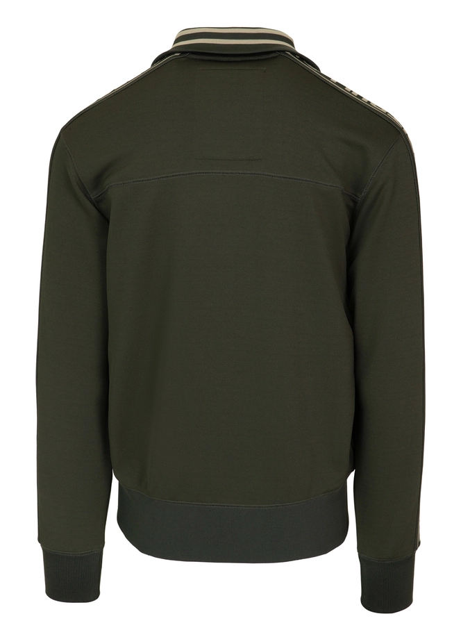 Komplet dresowy męski Pitbull Pit Bull Tape Logo 25 Trackjacket zielona