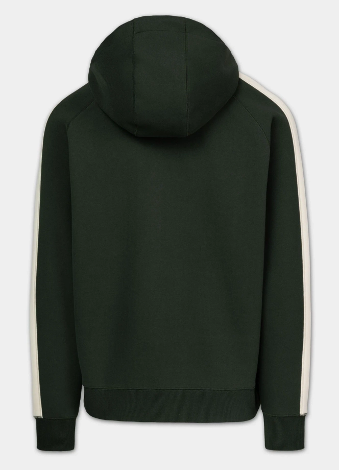 Bluza męska rozpinana z kapturem Pit Bull San Diego CA ciemno zielona