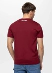 Koszulka męska T-Shirt Pitbull Hilltop bordowa burgundowa