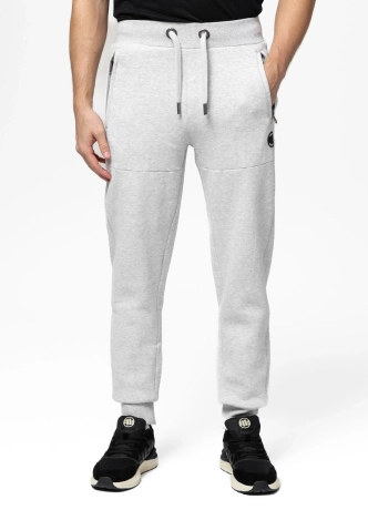 Spodnie męskie dresowe Pit Bull Small Logo HD szare