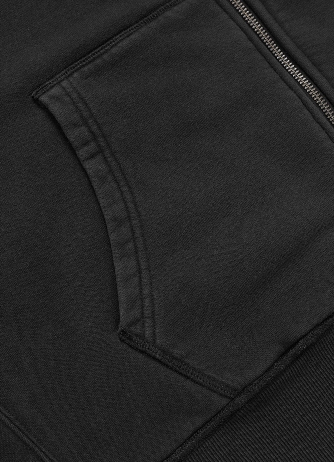 Bluza męska rozpinana z kapturem Pit Bull Hackett grafitowa