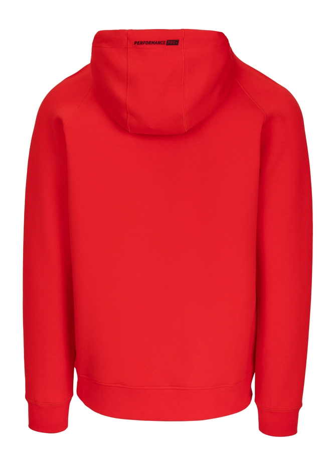 Bluza męska z kapturem Pitbull Pit Bull Dogwood ZIP czerwona