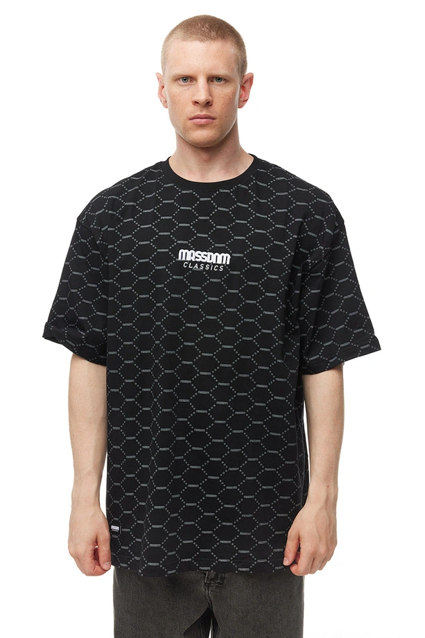 Koszulka męska t-shirt Mass Dnm Biarritz czarna