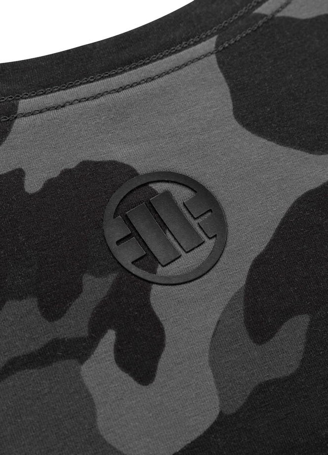 Koszulka męska T-Shirt Pit Bull Pitbull Classic Boxing Slim Fit czarna camo